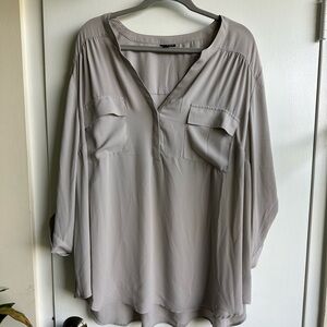 Torrid Harper 3/4 sleeve Gray